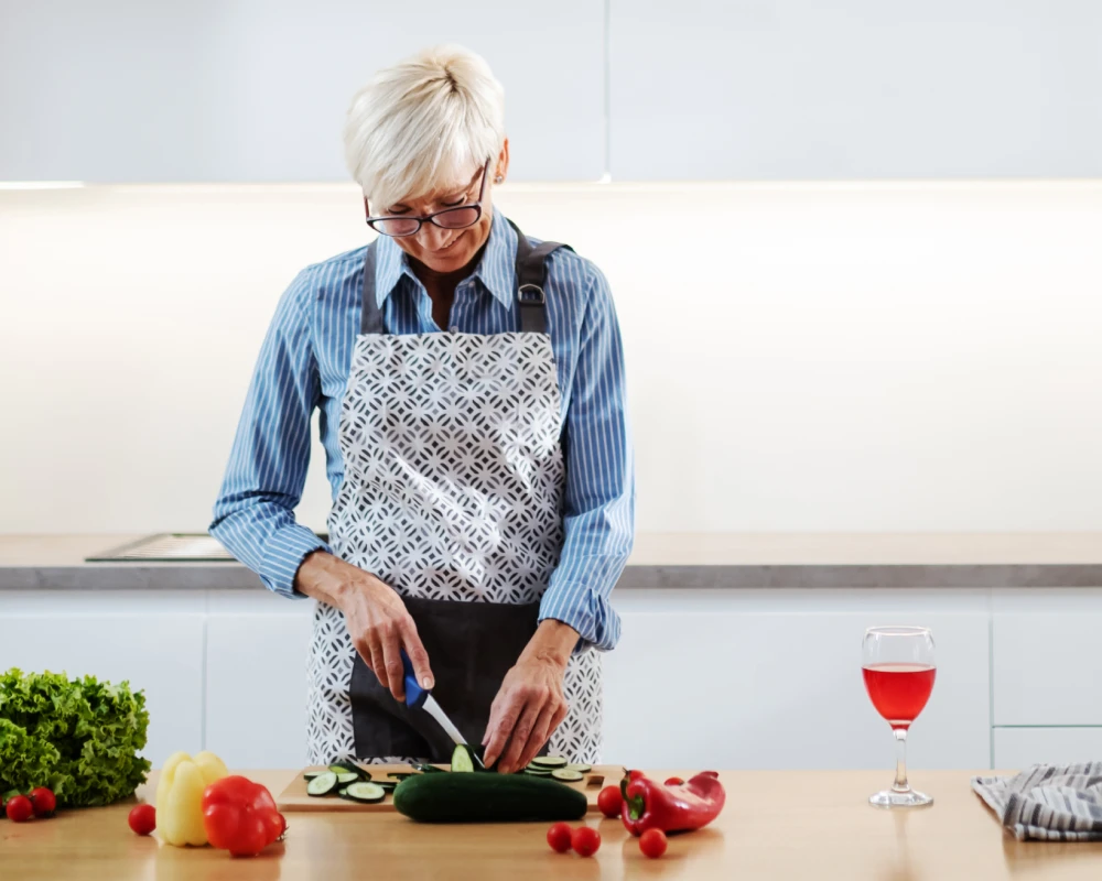 wooden kitchen stand